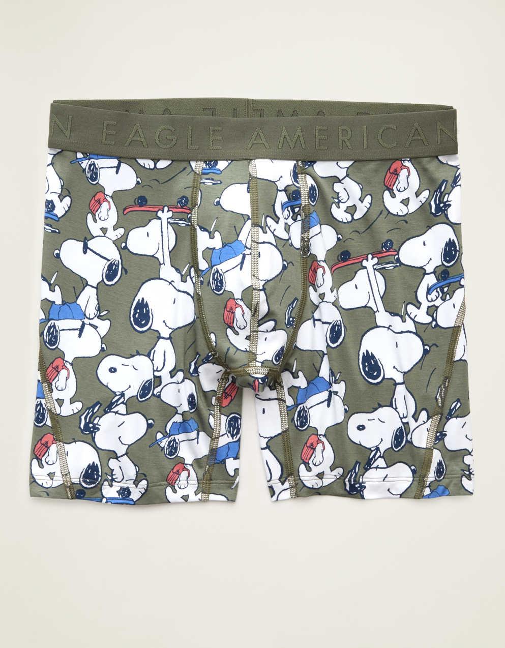 AEO Men's Snoopy 6" Ultra Soft Boxer Brief