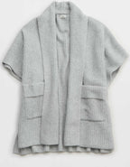Aerie 絲披肩領冷衫披肩