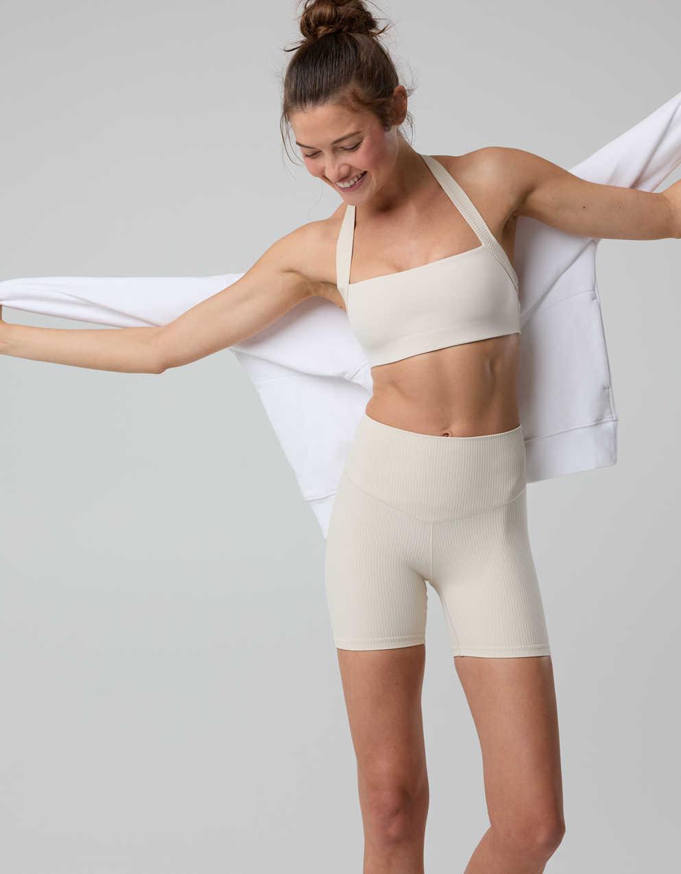 OFFLINE By Aerie Real Me XTRA Ribbed High Waisted 5" Bike Short