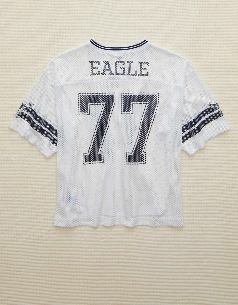 AE x Russell Athletic 圖案網布針織衫