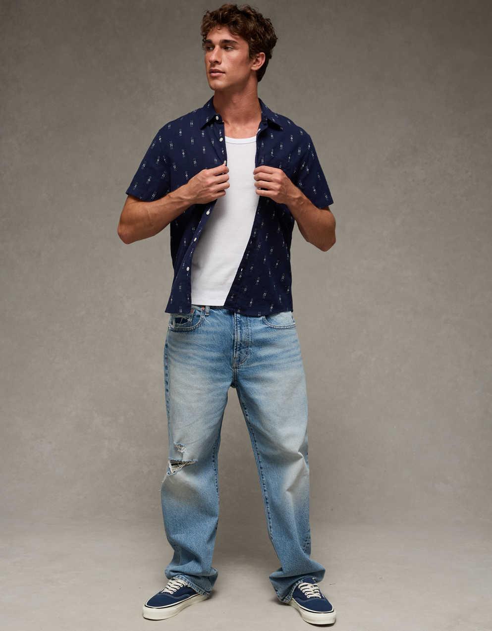 AE Short Sleeve Button Up Shirt