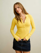 AE Long Sleeve Henley T-Shirt