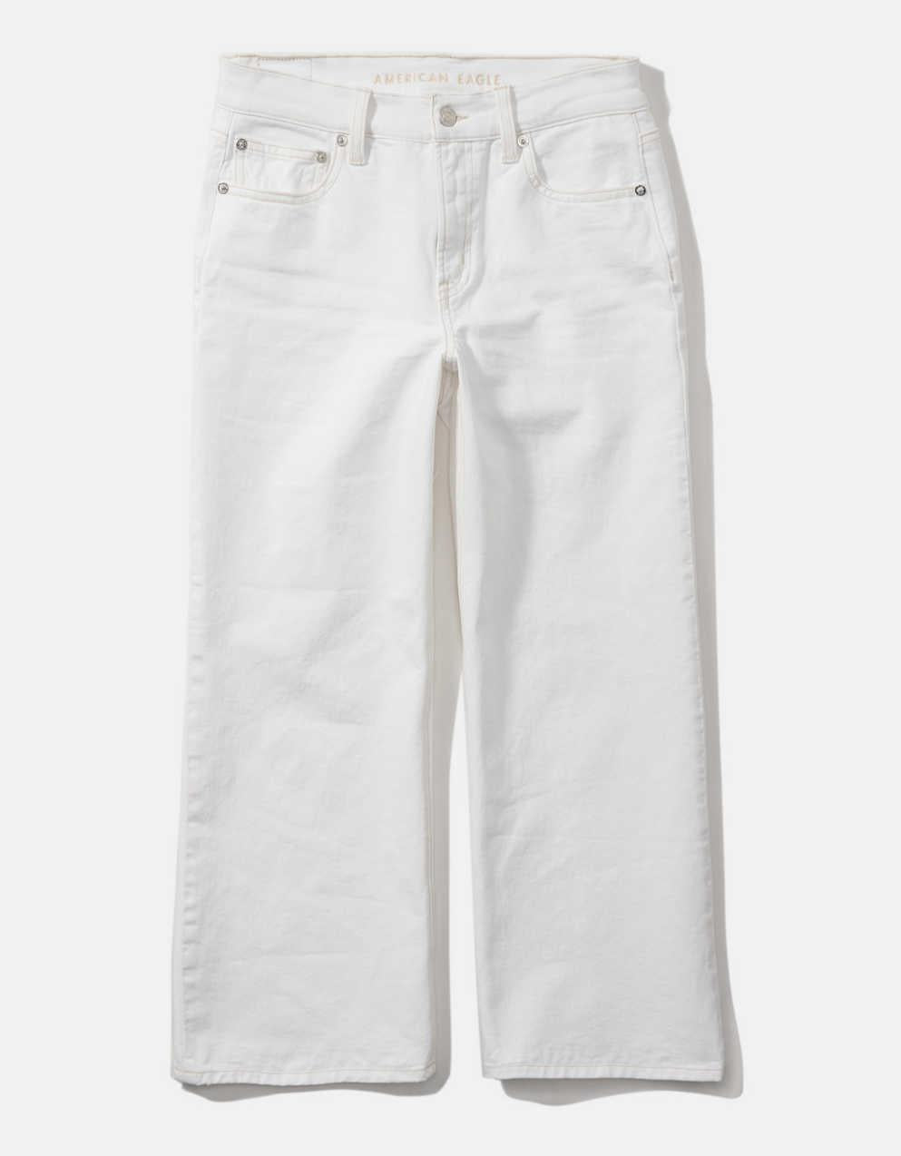 AE Stretch '90s Wide Leg Crop Jean