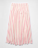 AE Linen-Blend Maxi Skirt