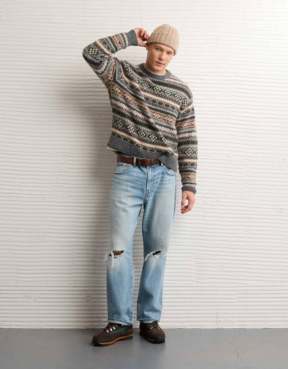 AE Cozy Cabin Fairisle冷衫