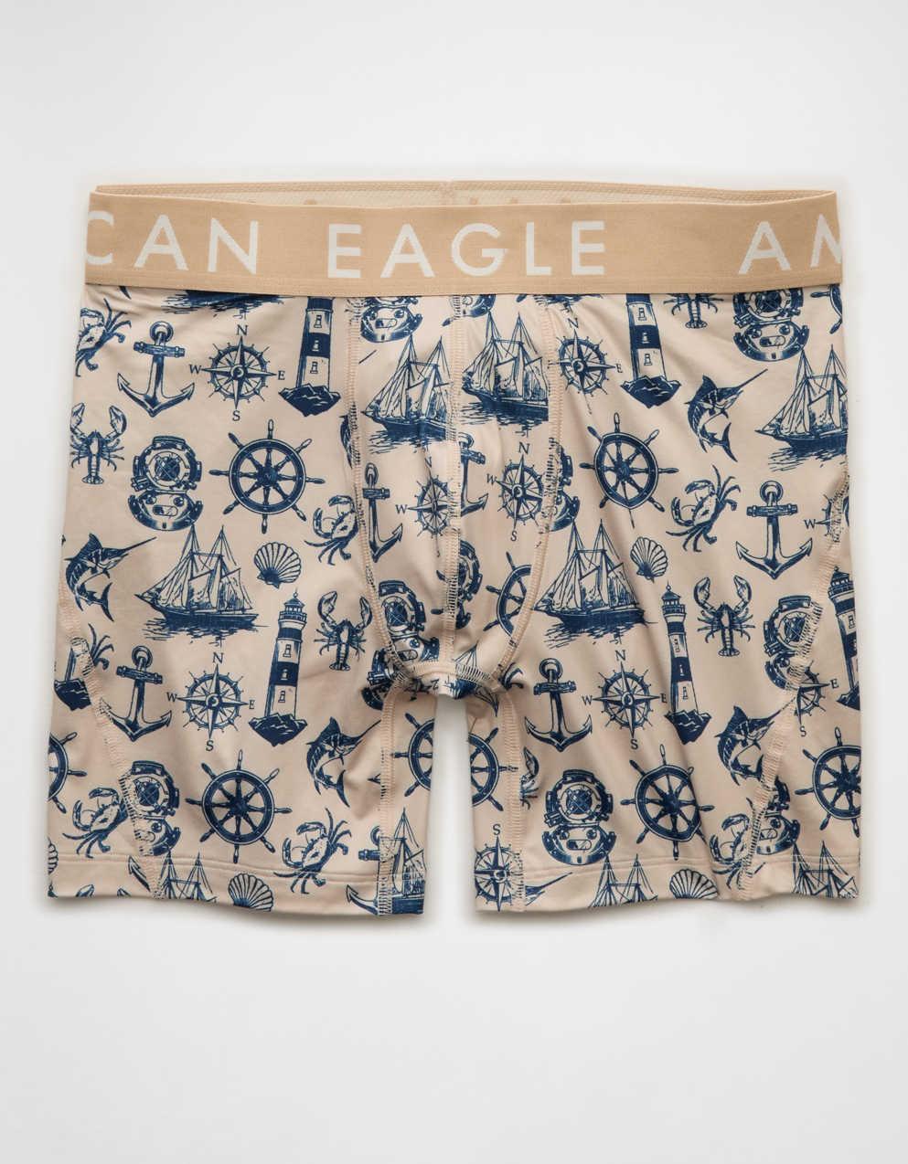 AEO 男士 6"彈性平腳短褲