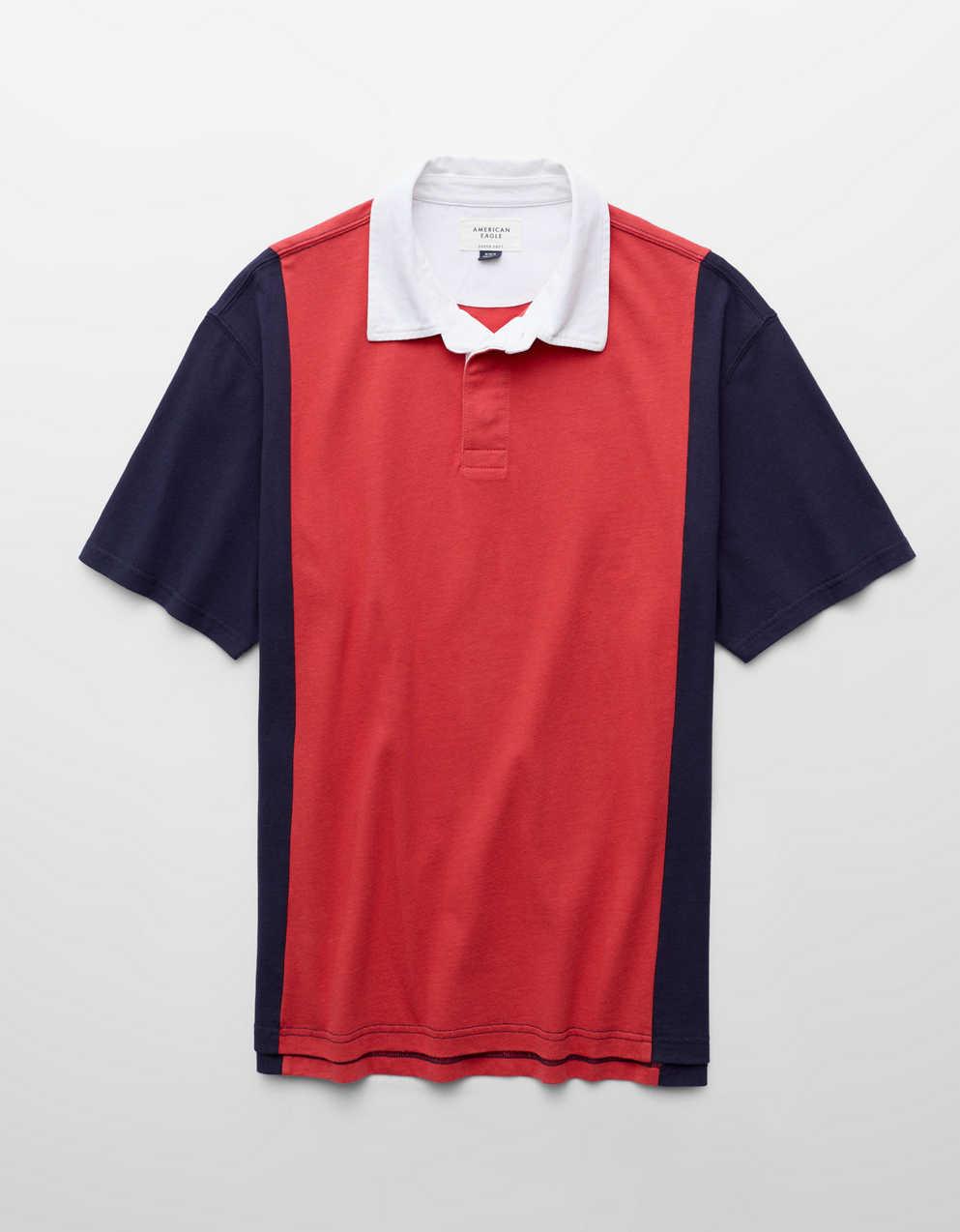 AE Standard Fit Rugby Shirt