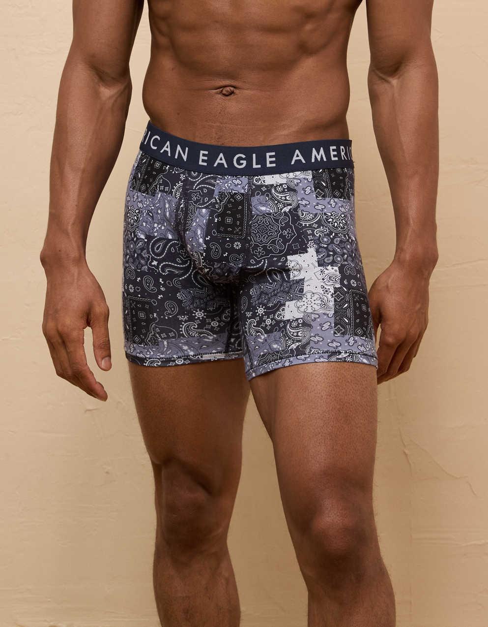 AEO 男士佩斯利 6' 經典平腳短褲