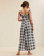 Aerie Happy & Drapey Side Smocked Dress