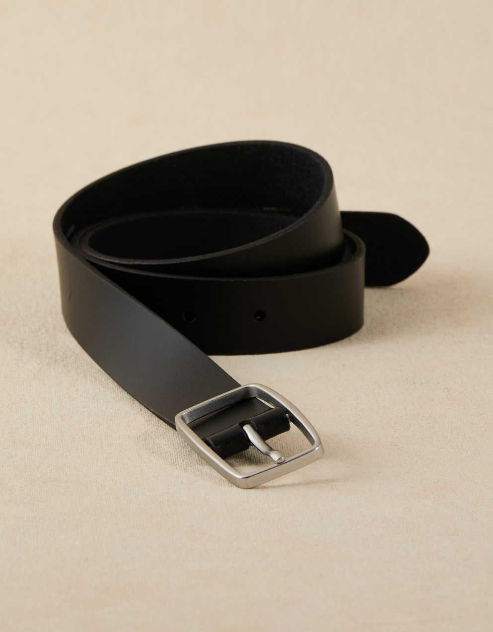 AE Rectangle Buckle Leather Belt