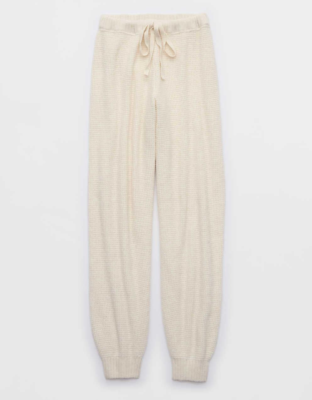 Aerie CozyUp華夫格慢跑褲