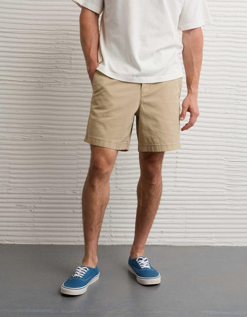 AE 7" Flex Lived-In Khaki Short