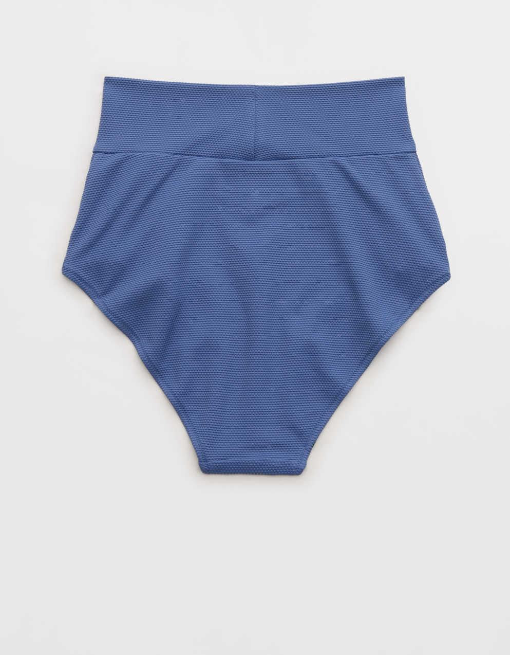 Aerie Pique高腰全覆蓋比基尼泳褲