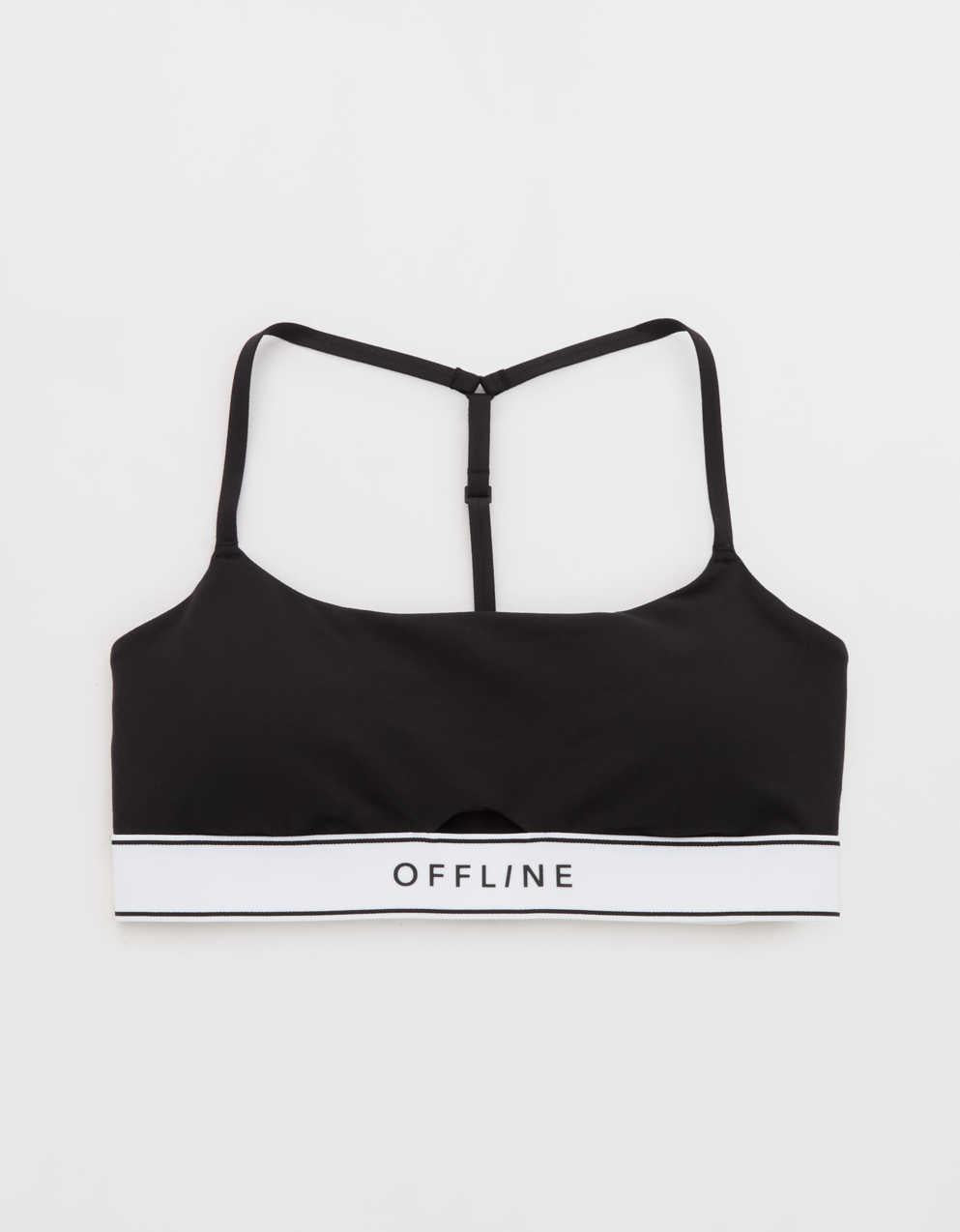 OFFLINE By Aerie The Hugger 標誌彈性運動胸圍