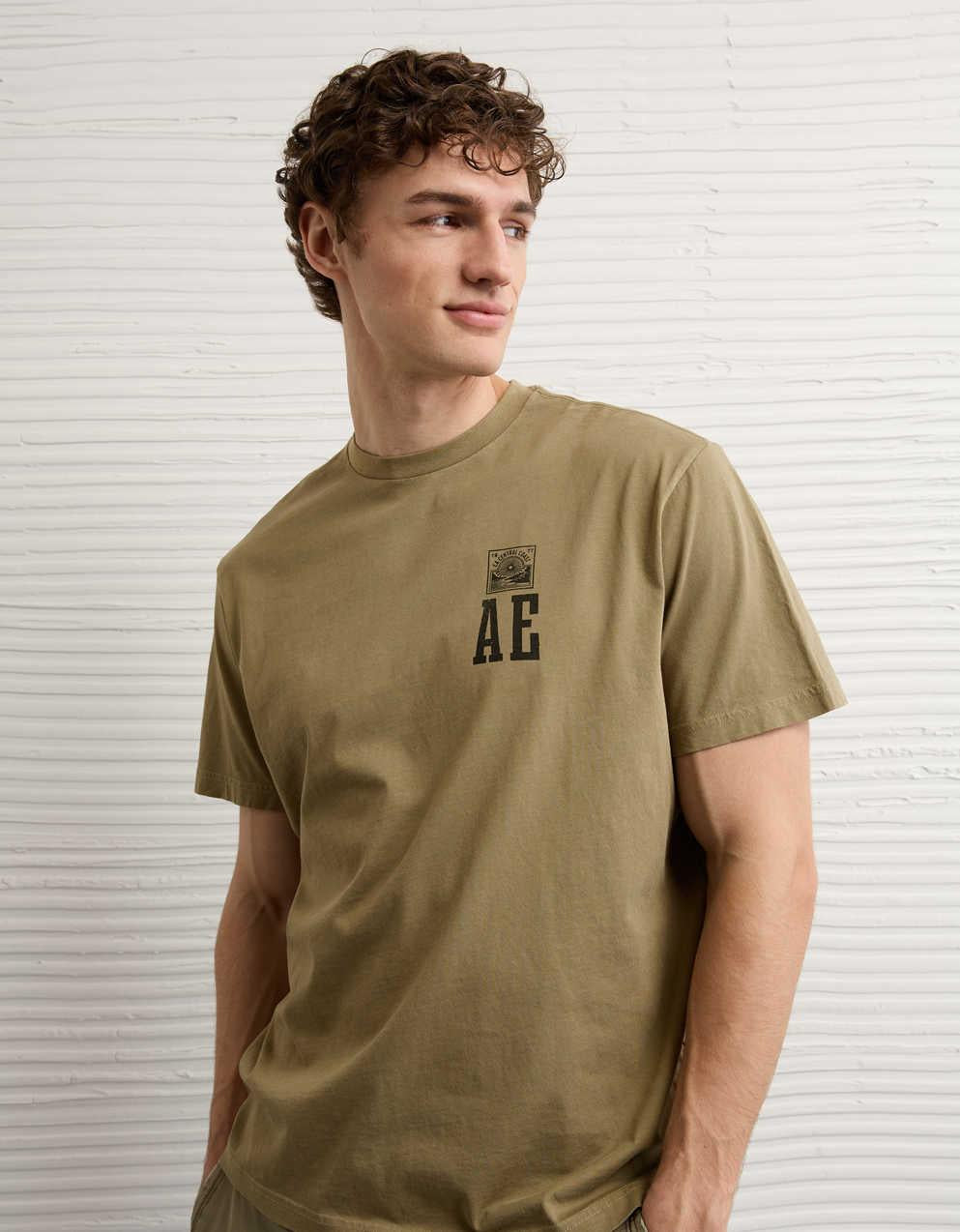 AE Standard Fit Logo Graphic T-Shirt