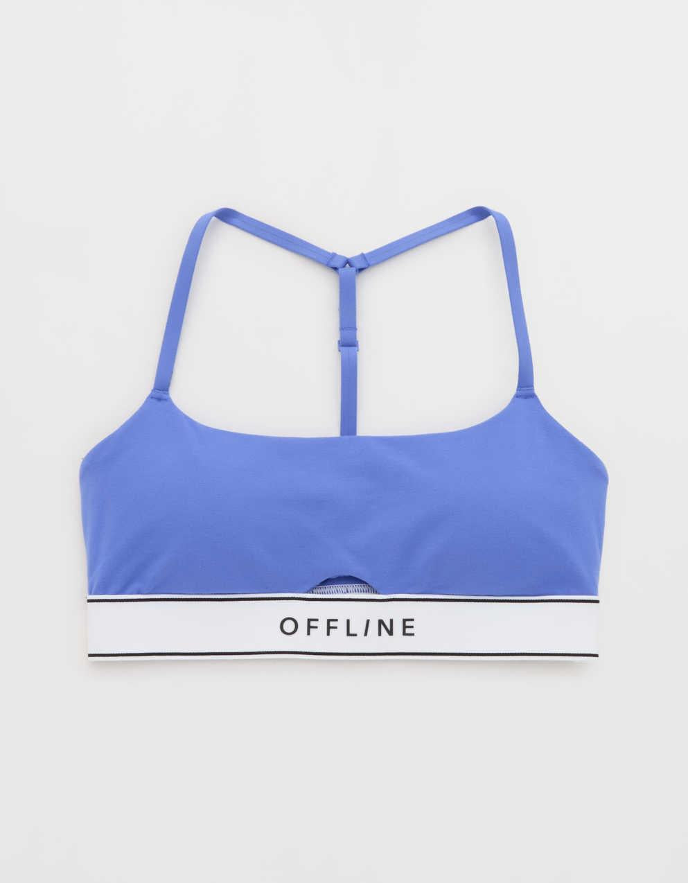 OFFLINE By Aerie The Hugger 標誌彈性運動胸圍