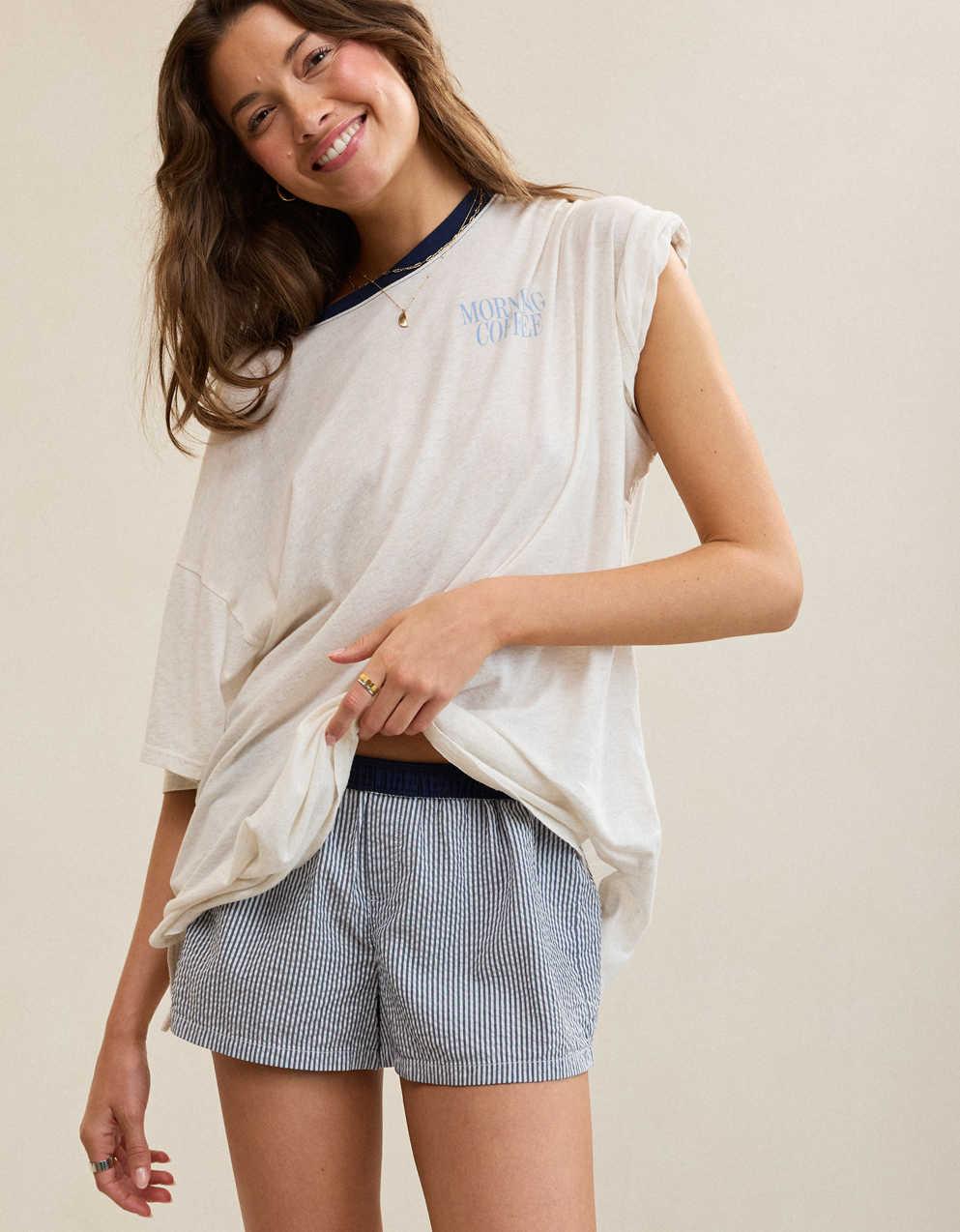 Aerie Seersucker 褲