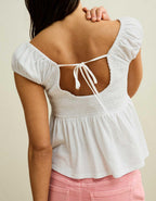 AE Sunchaser Babydoll Ruffle Tee