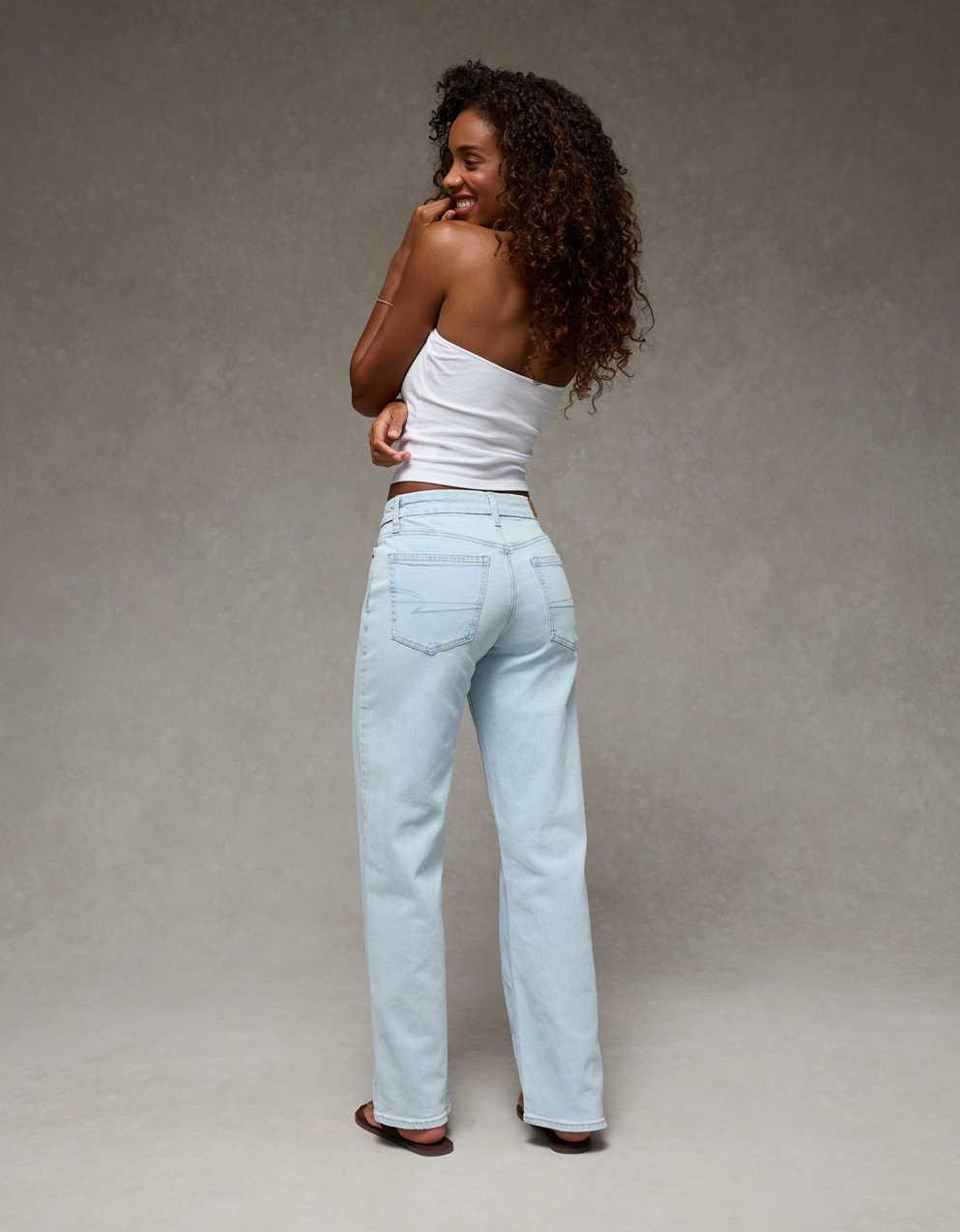 AE Curvy High-Waisted Stovepipe Jean
