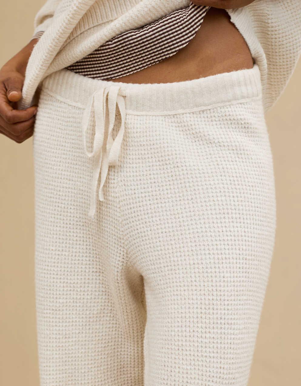 Aerie CozyUp華夫格慢跑褲