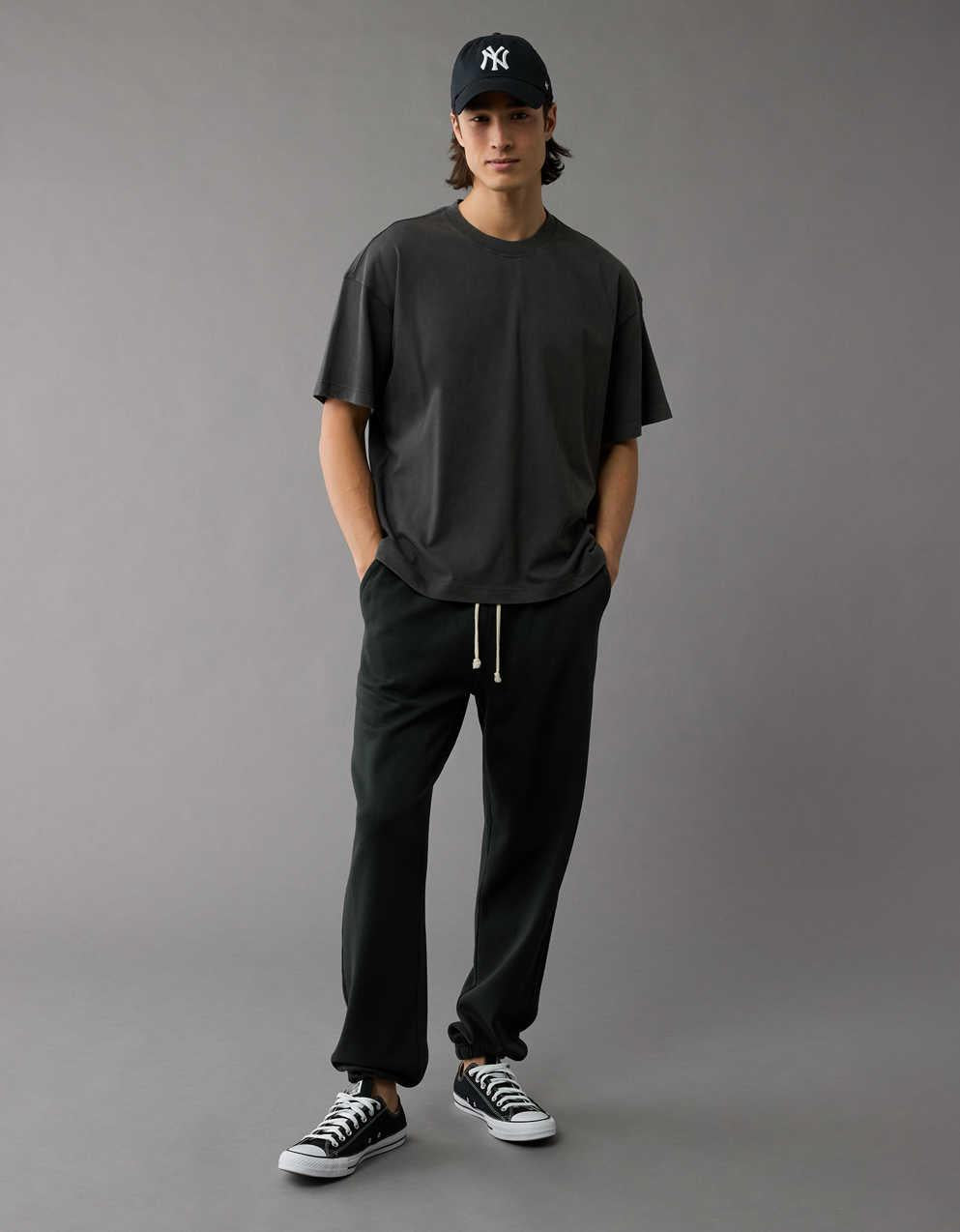 AE Boxy 平紋布 T 恤