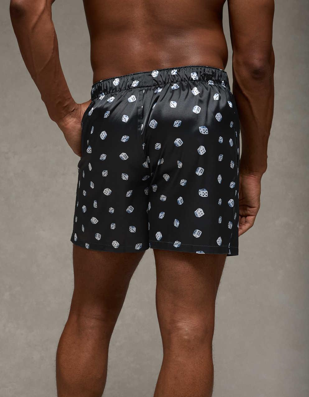 AEO Men's Dice Satin Pocket Boxer Short