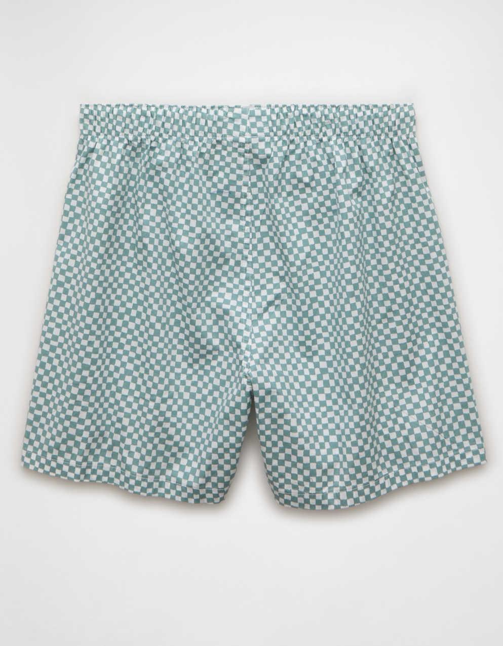 AEO Men's Checkerboard Stretch Boxer Short