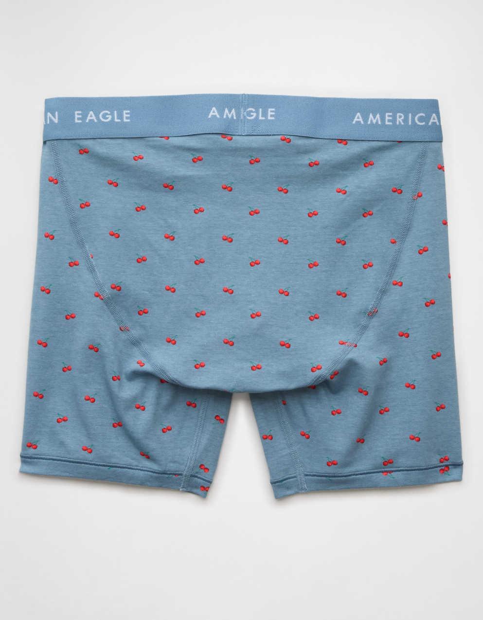 AEO 男士櫻桃圖案 6' 經典平腳內褲