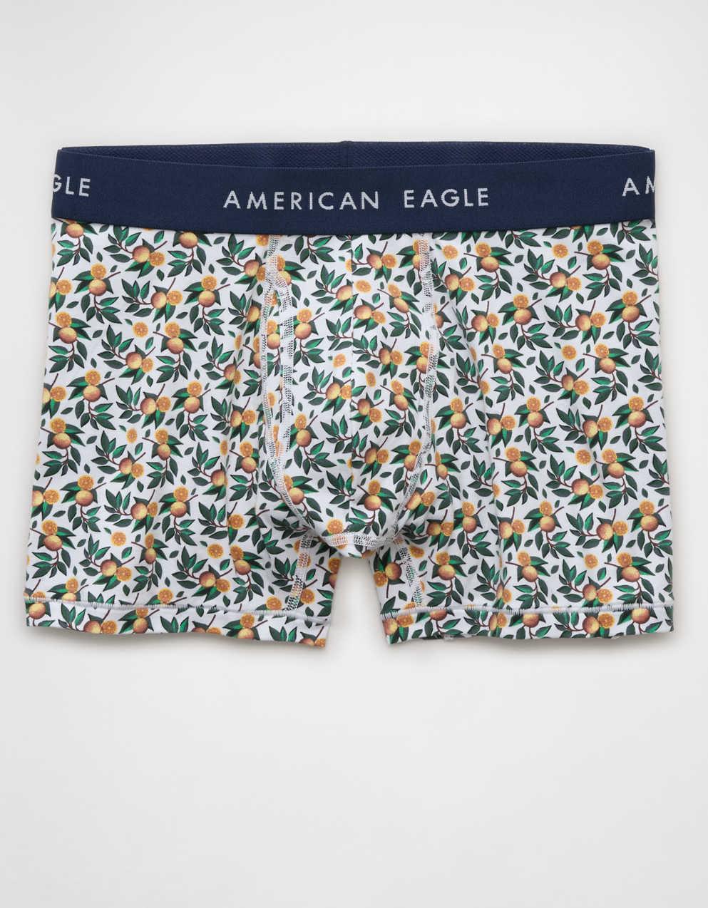 AEO Men's Orange Tree 4.5" Classic Boxer Brief
