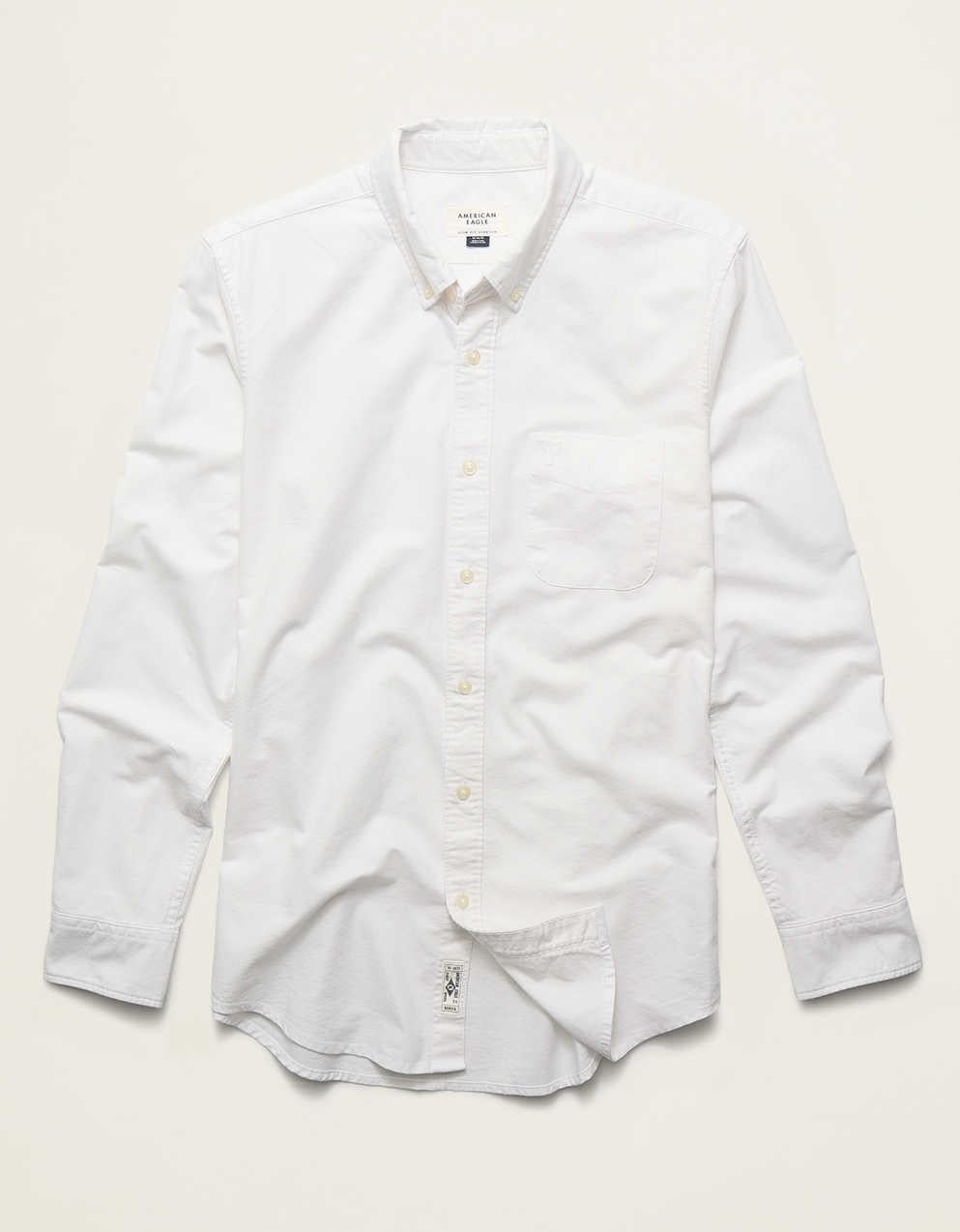 AE Everyday Slim Oxford Button-Up Shirt