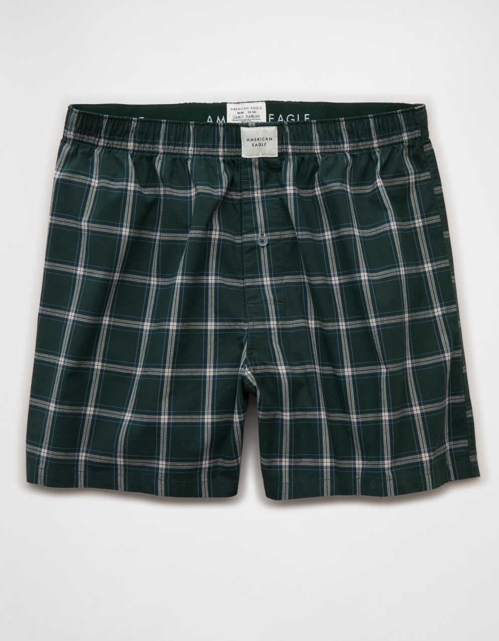 AEO Stretch Plaid Classic Boxer Short