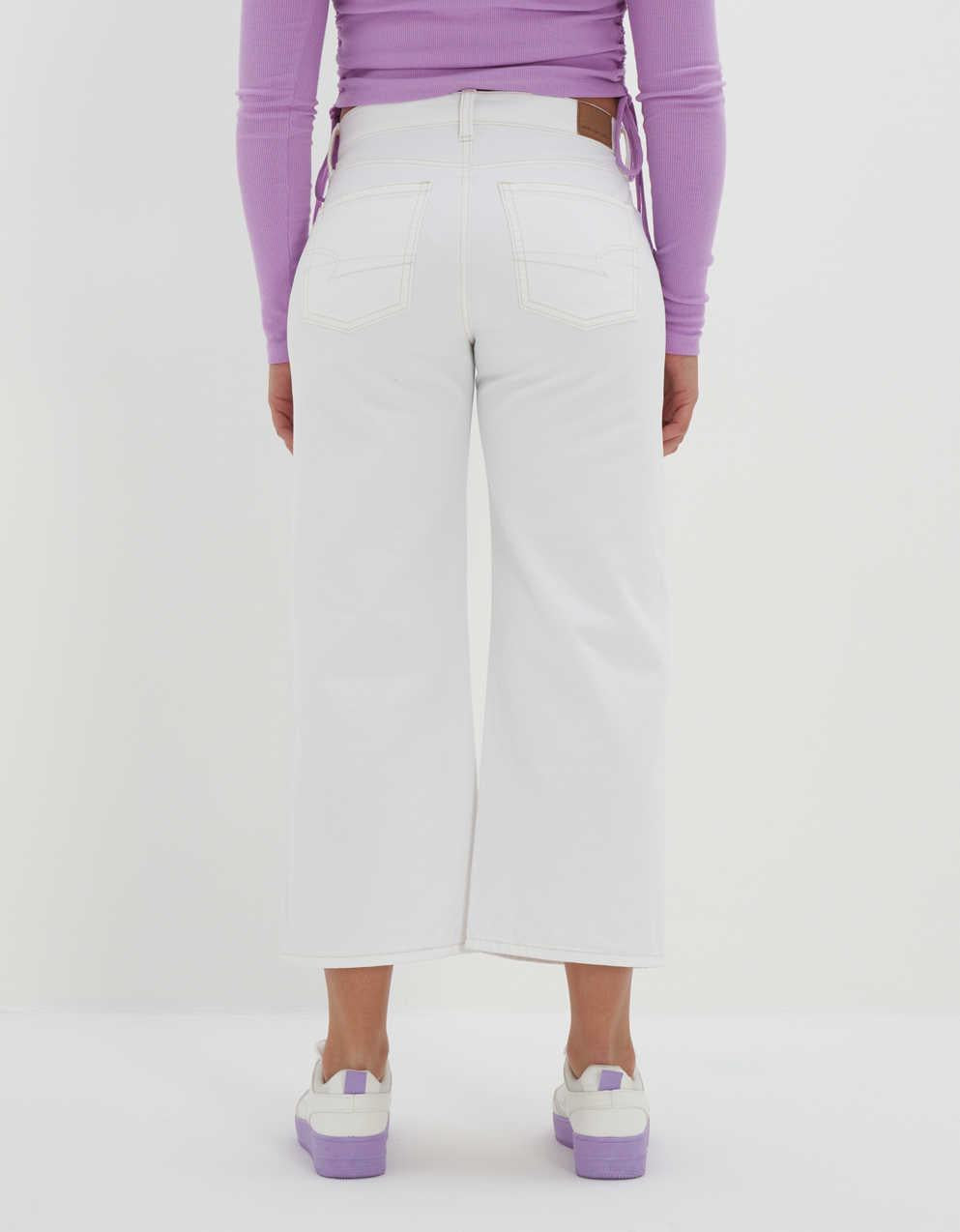 AE Stretch '90s Wide Leg Crop Jean