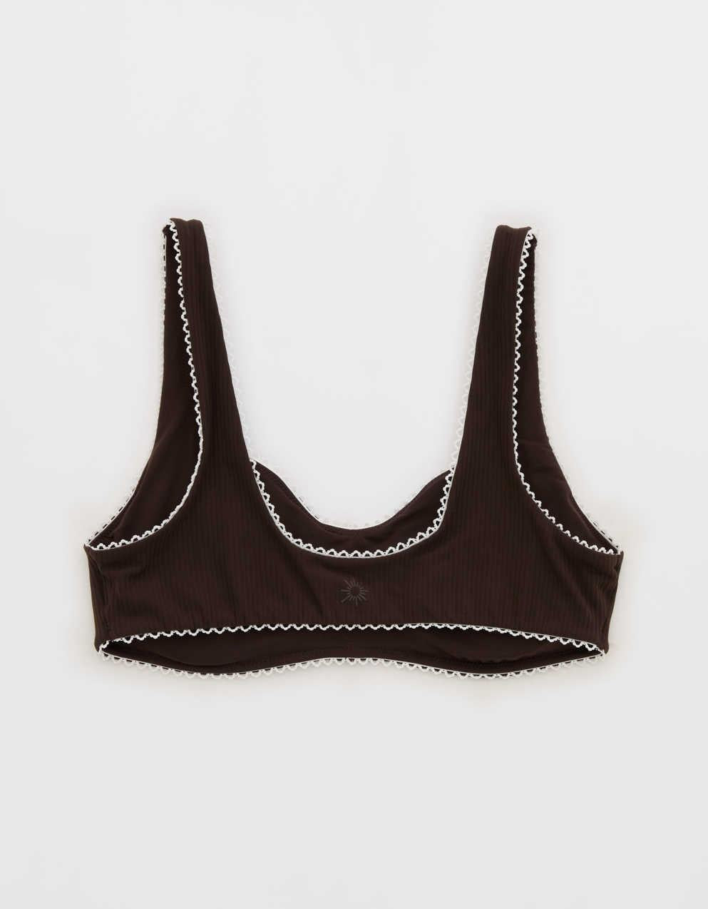 OFFLINE By Aerie Real Me XTRA Rib Picot運動胸圍