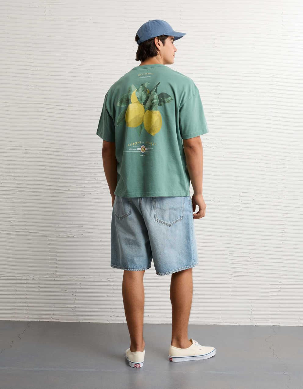 AE Boxy Fit Destination Graphic T-Shirt