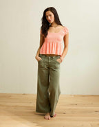 AE Sunchaser Babydoll Ruffle Tee