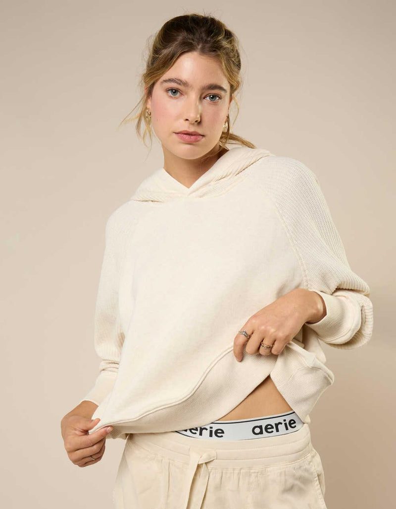 Aerie 必備Waffle連帽衫