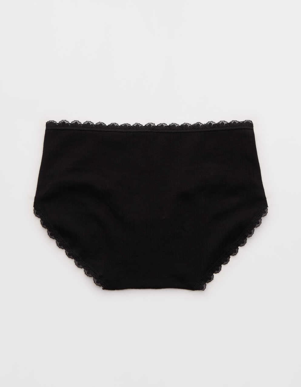 Superchill Cotton Pointelle Lace Boybrief Underwear