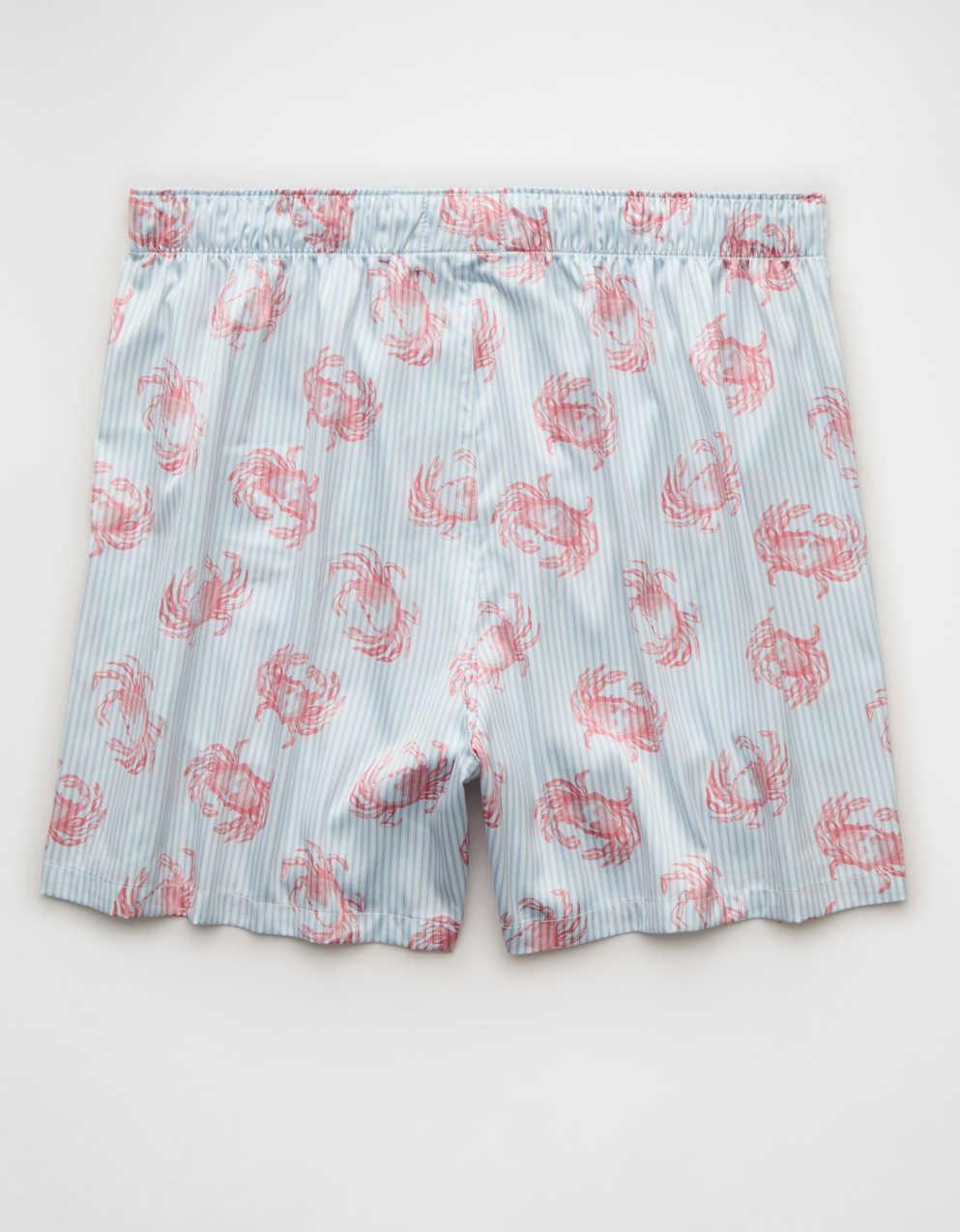 AEO Men's Food Satin Pocket Boxer Short