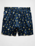 AEO Men's Olives Satin Pocket Boxer Short
