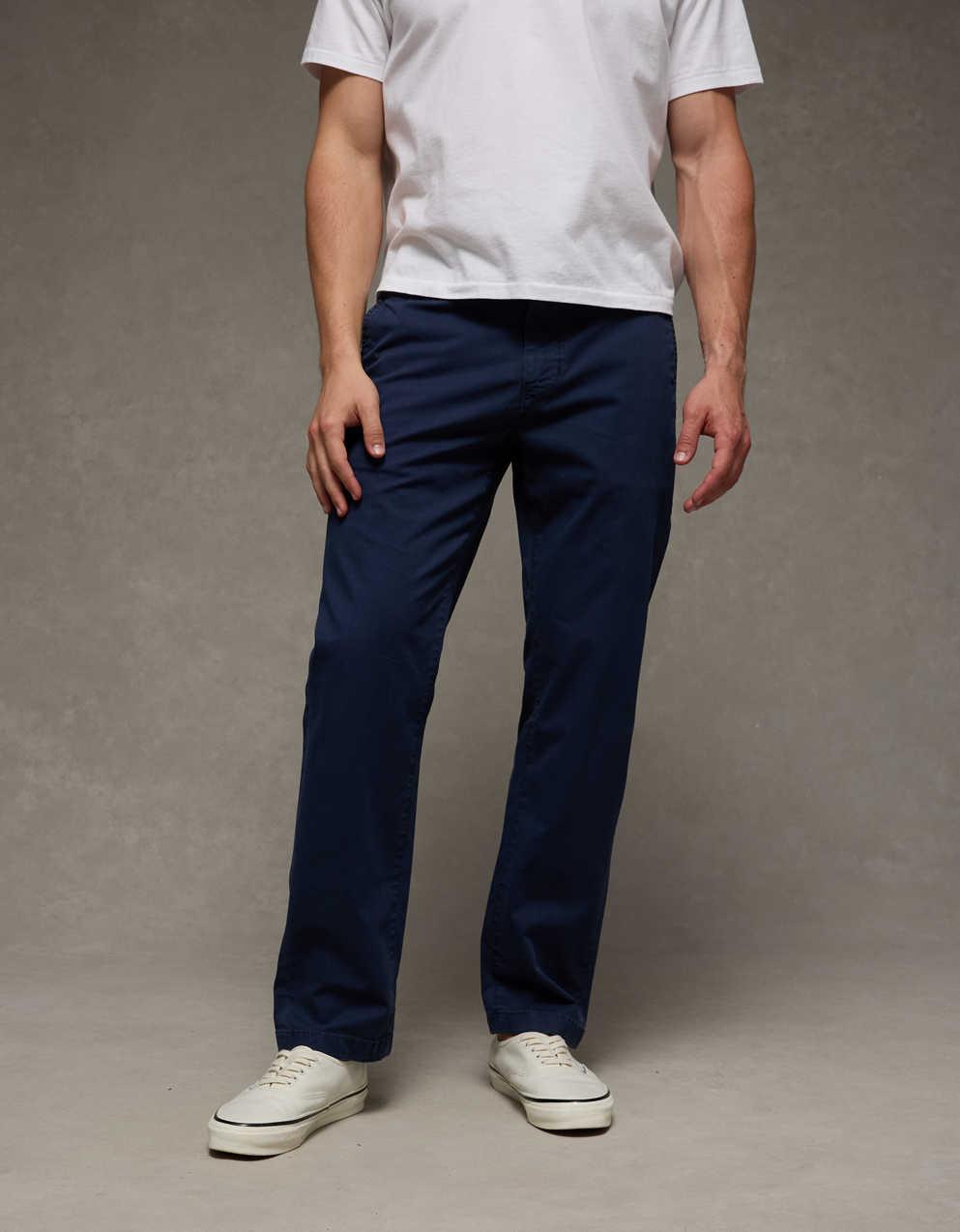 AE Flex Original Straight Lived-In Khaki Pant