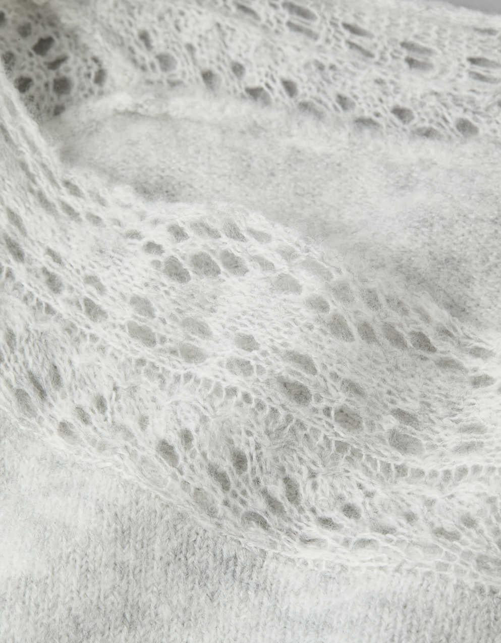 AE Whoa So Soft Lace Sweater