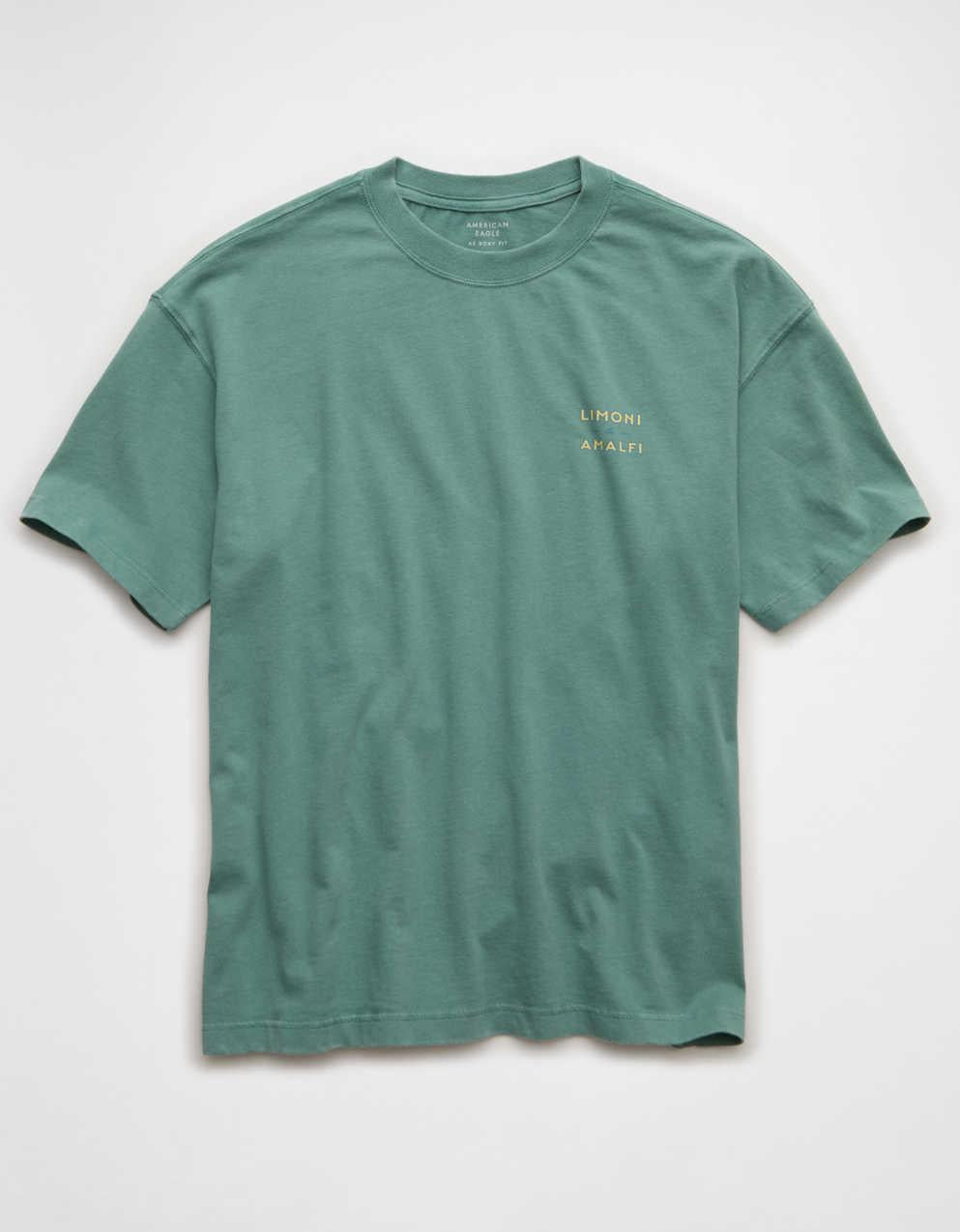 AE Boxy Fit Destination Graphic T-Shirt