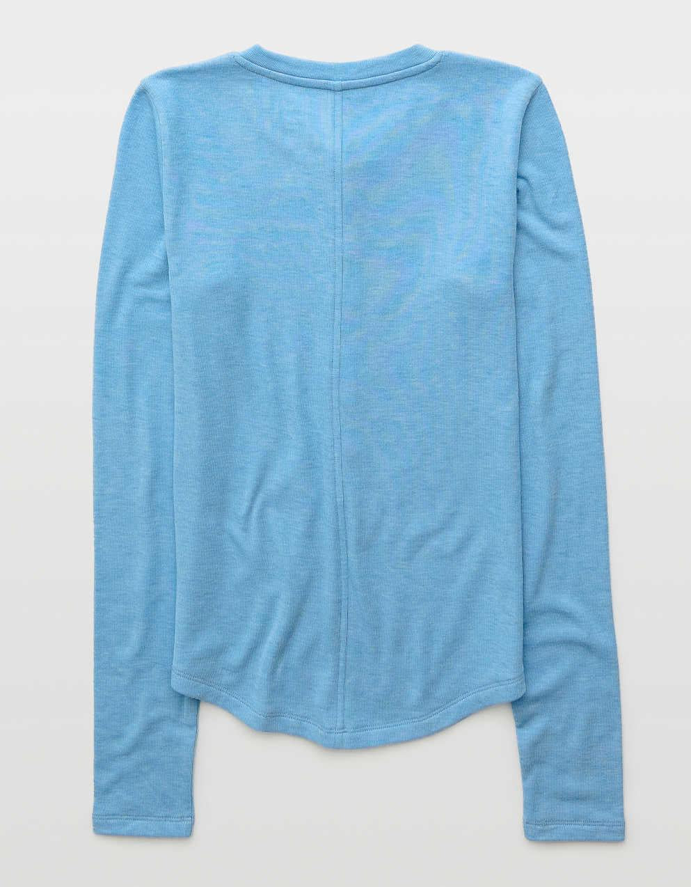 AE Long Sleeve Henley T-Shirt