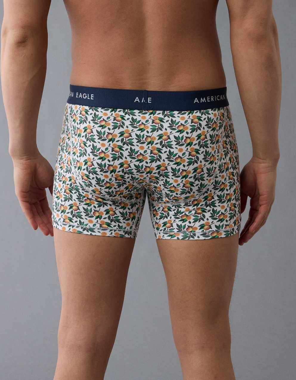 AEO Men's Orange Tree 4.5" Classic Boxer Brief