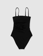 Aerie 羅紋包裹領帶一件式