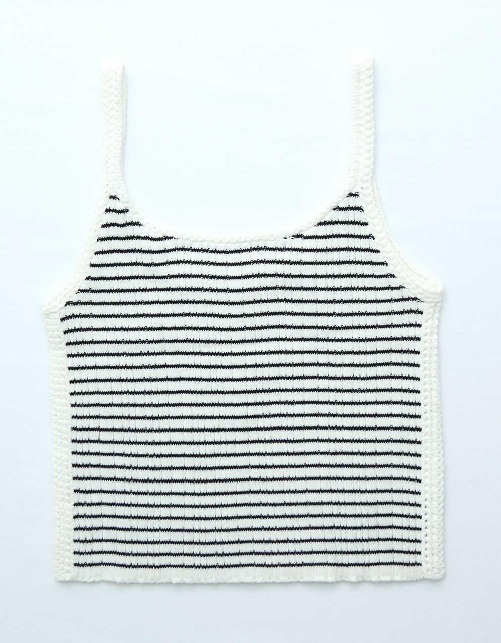 AE Crochet Trim Sweater Tank Top