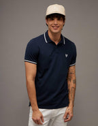 AE 修身 Tipped Flex Pique Polo襯衫