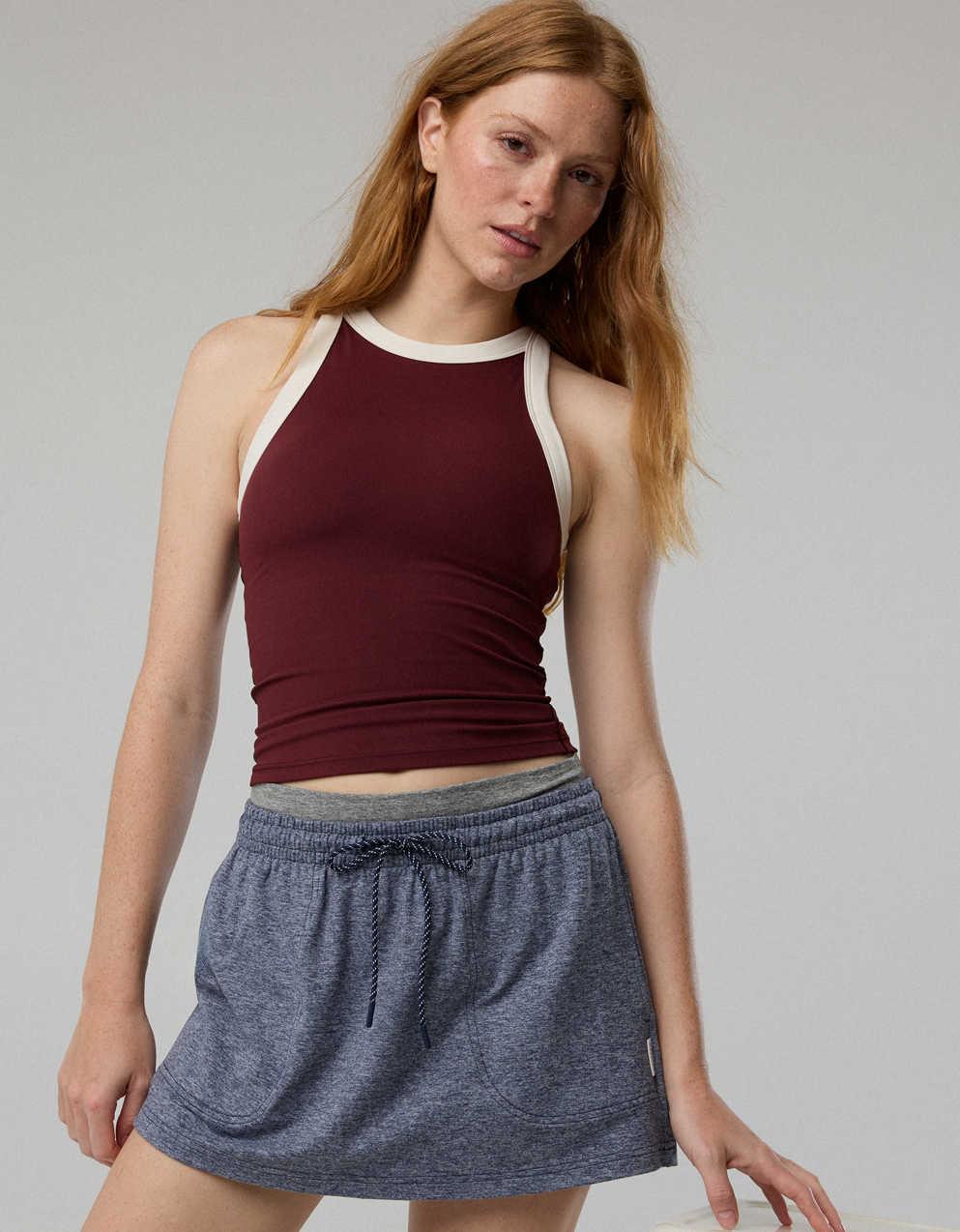 OFFLINE By Aerie Real Me Ringer High Neck Tank Top