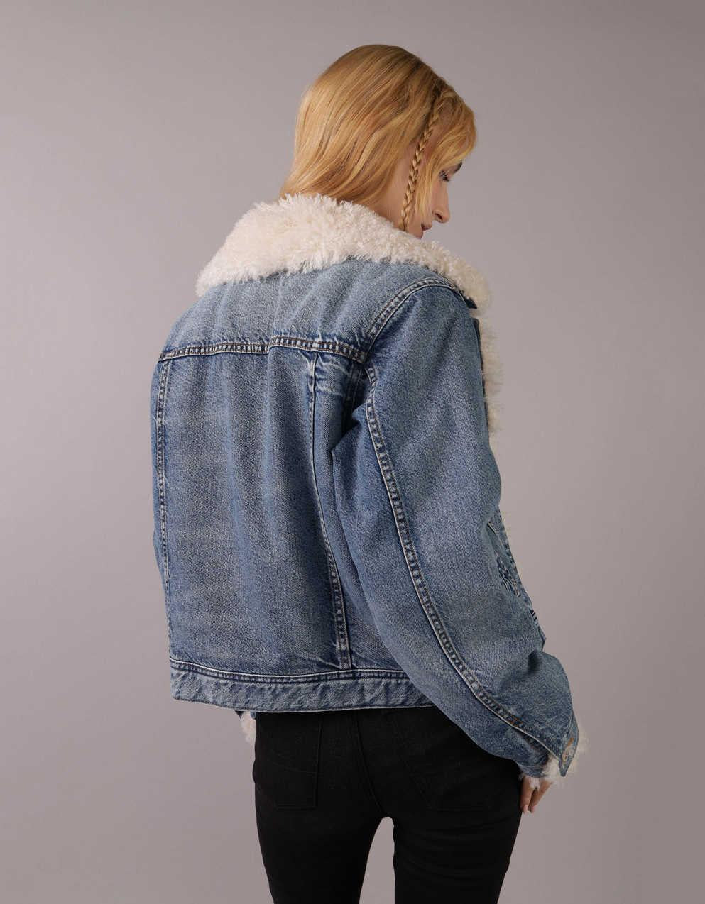 AE Sherpa 牛仔外套