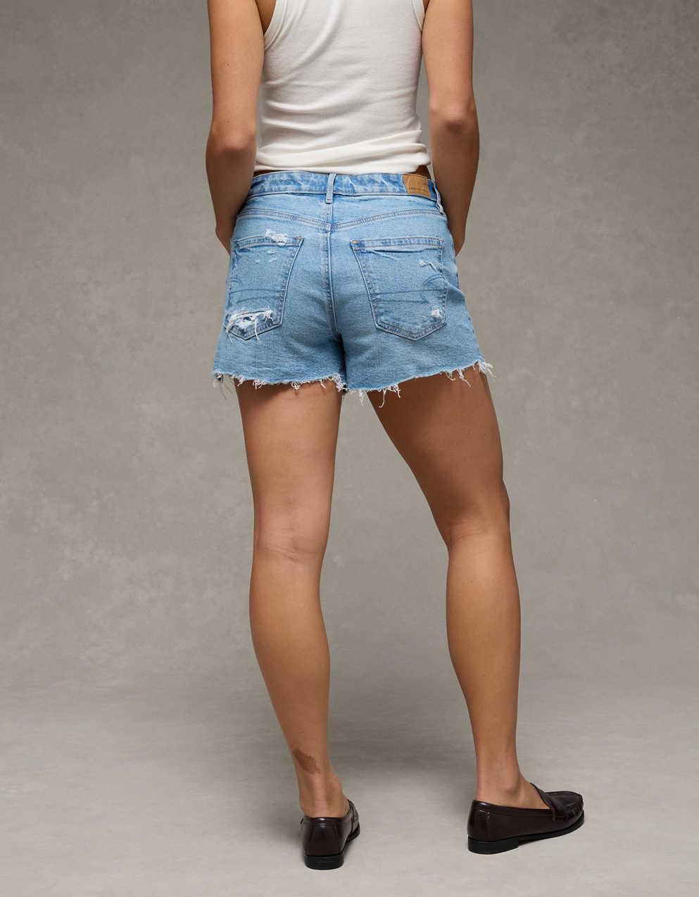 AE 3" Strigid Super High-Waisted Relaxed Denim Short